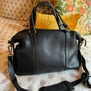 Madewell The Glasgow Satchel in navy